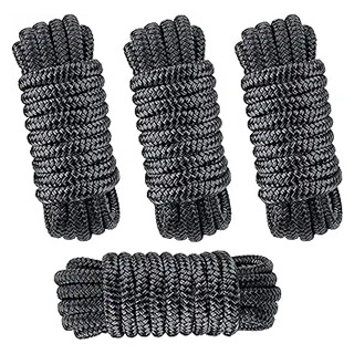 Dock Lines 1/2 x 20 Double Braid Nylon Boat Dock Lines