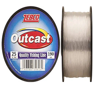 Zebco Outcast Monofilament Fishing Line